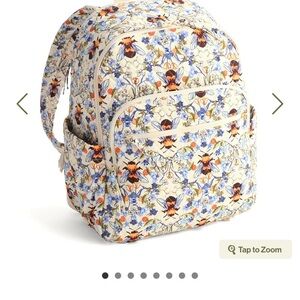 NWT Vera Bradley Banbury Backpack in Bees Garden!
